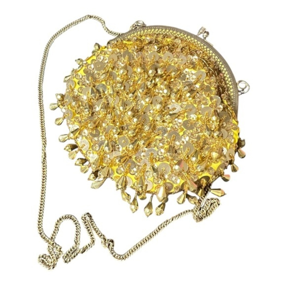 American Vintage 60s Gold Sequin Clutch